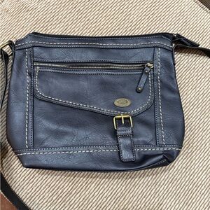 b.o.c. Black Leather Handbag